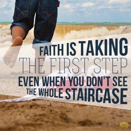 3 Steps Of Faith | ChristianQuotes.info