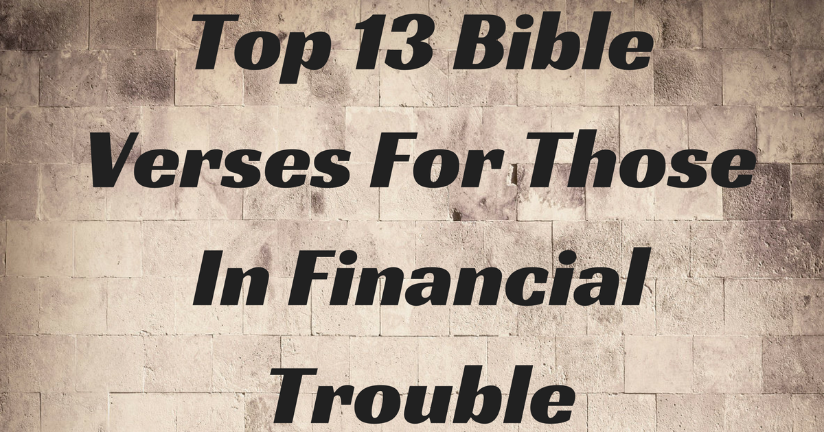 scripture about finances